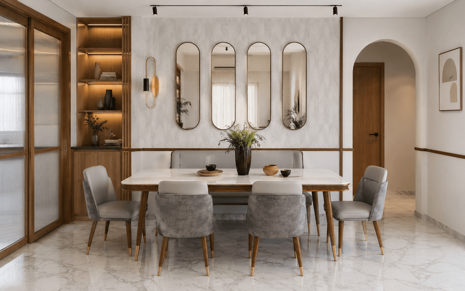 Modern Luxe Dining Elegance
