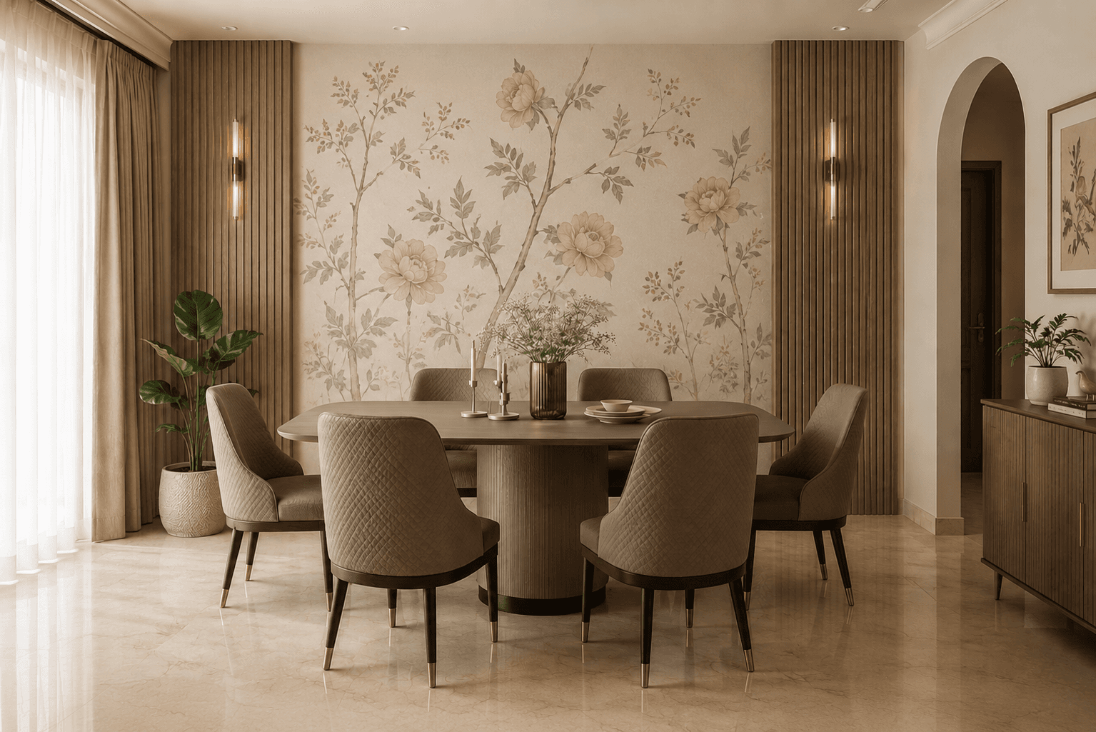 Soft Luxe Dining Aesthetics