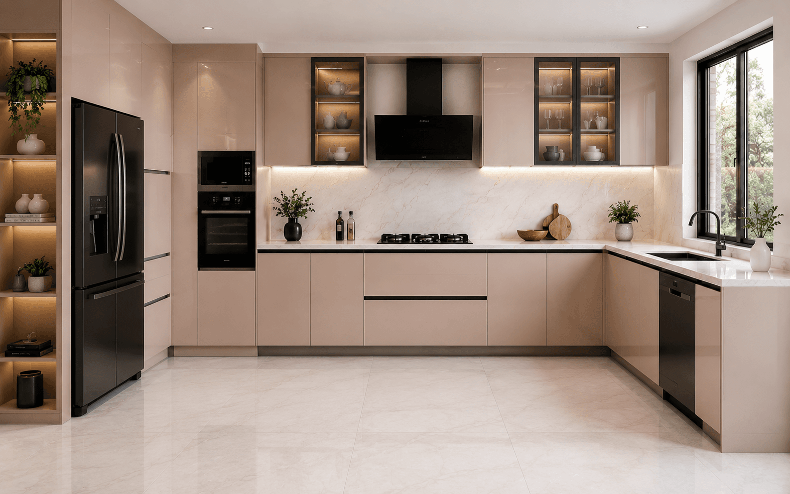 Kitchen With Natural Light