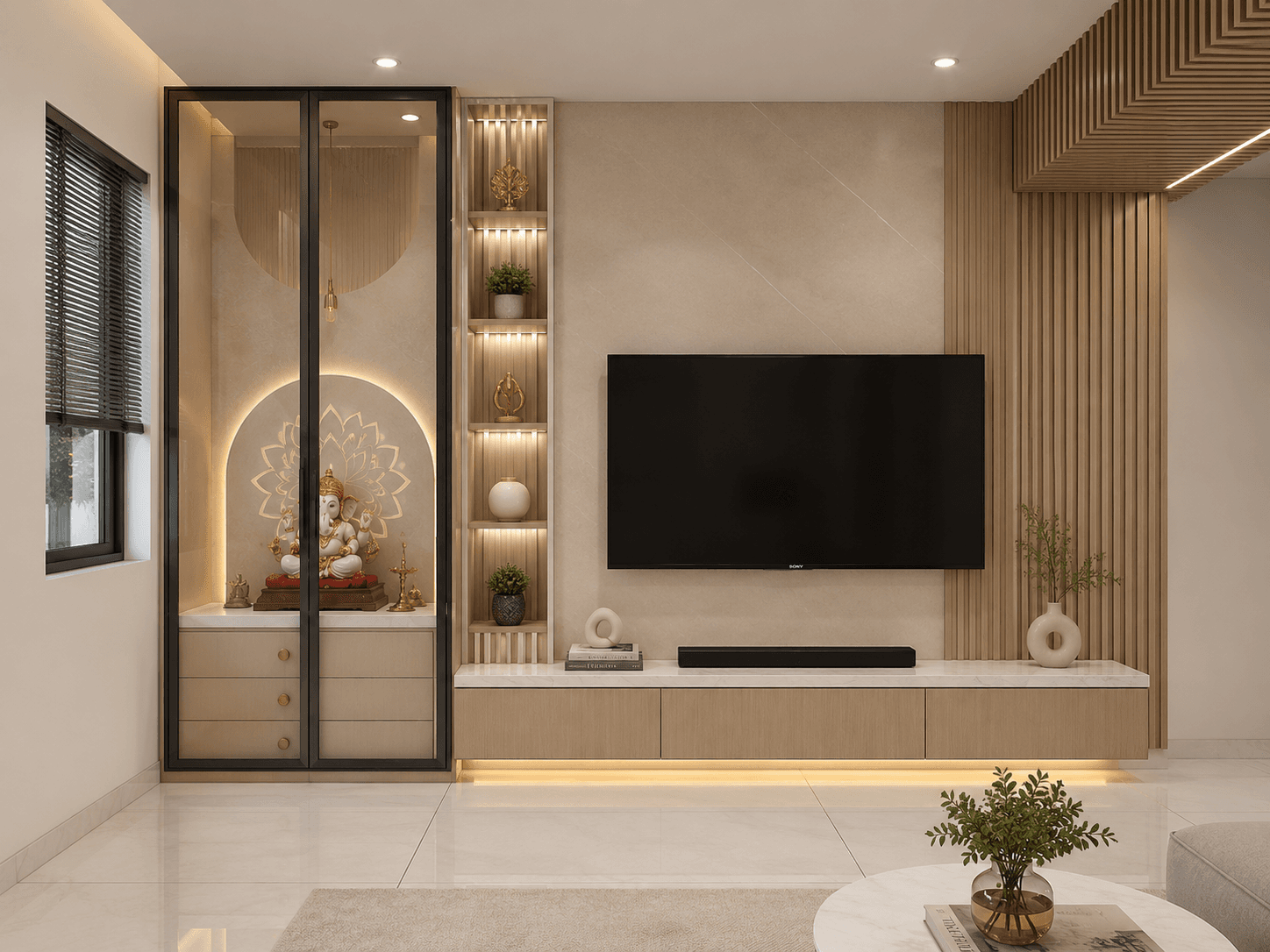 Modern Mandir Elegance