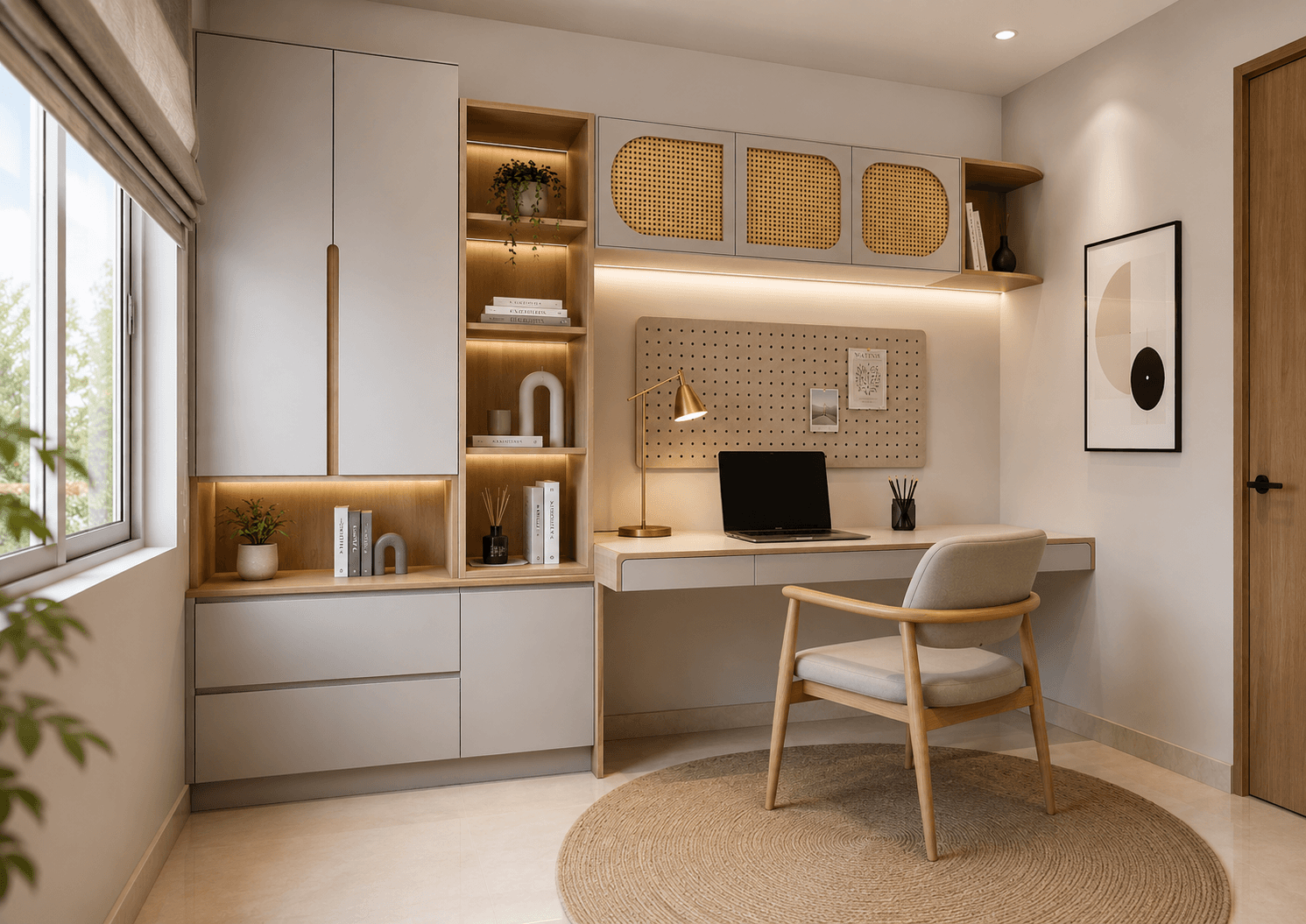 Scandinavian home office design