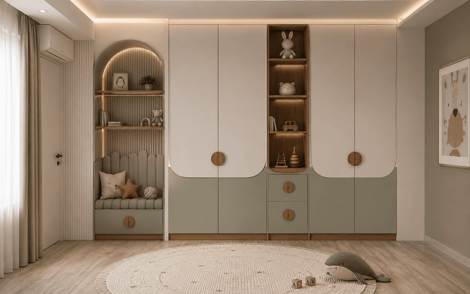 Modern Kids Wardrobe Haven